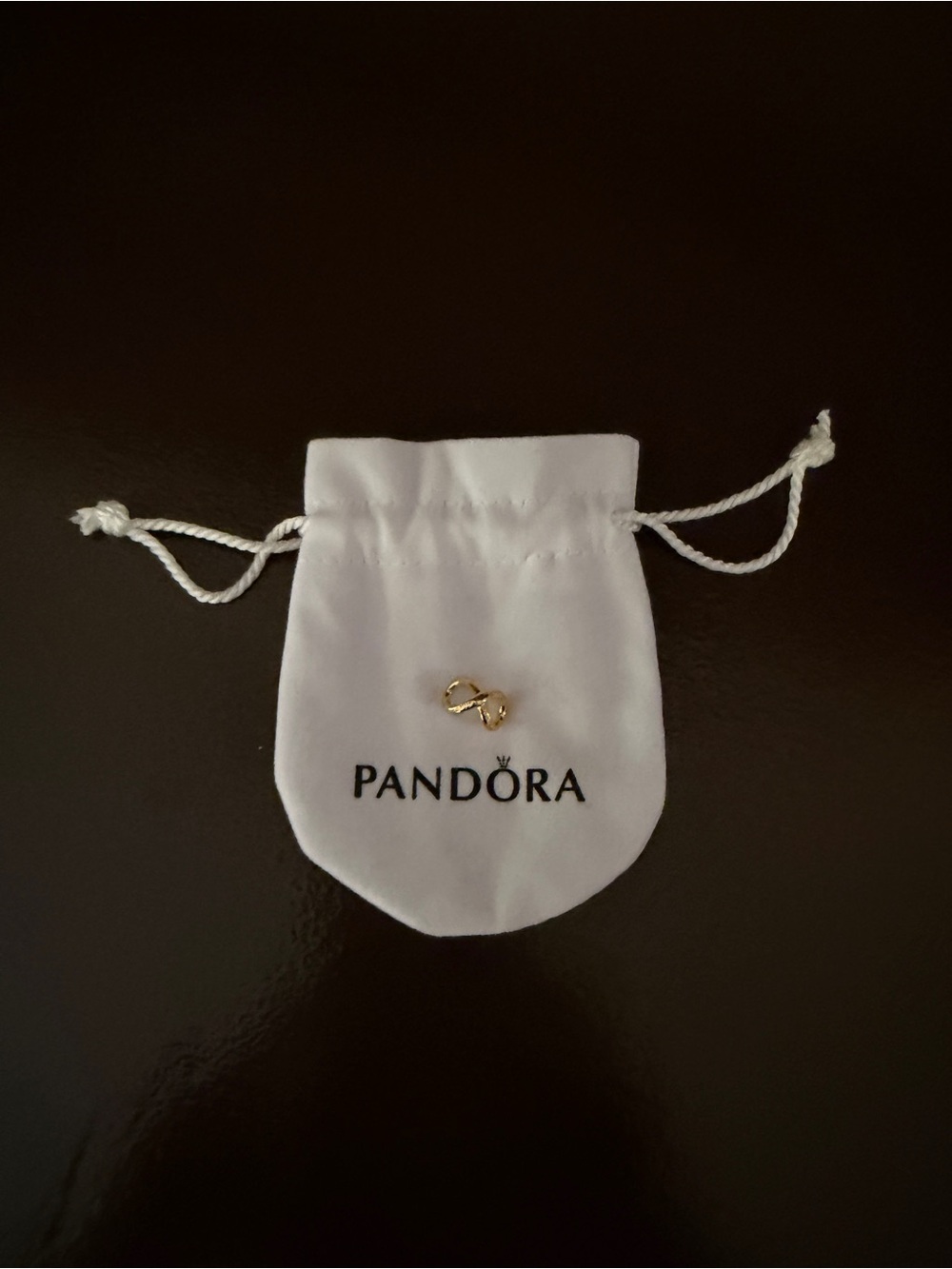 Pandora Gold Infinity Stud Earring - Gold